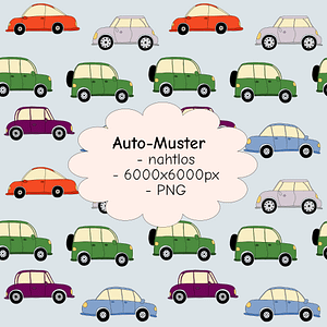 Muster mit Autos