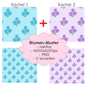 Muster mit Blumen
