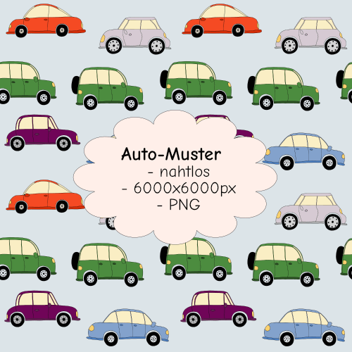 Muster mit Autos