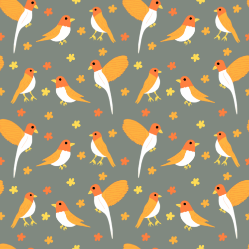 Dunkles Vogel-Muster Dunkles Vogel-Muster